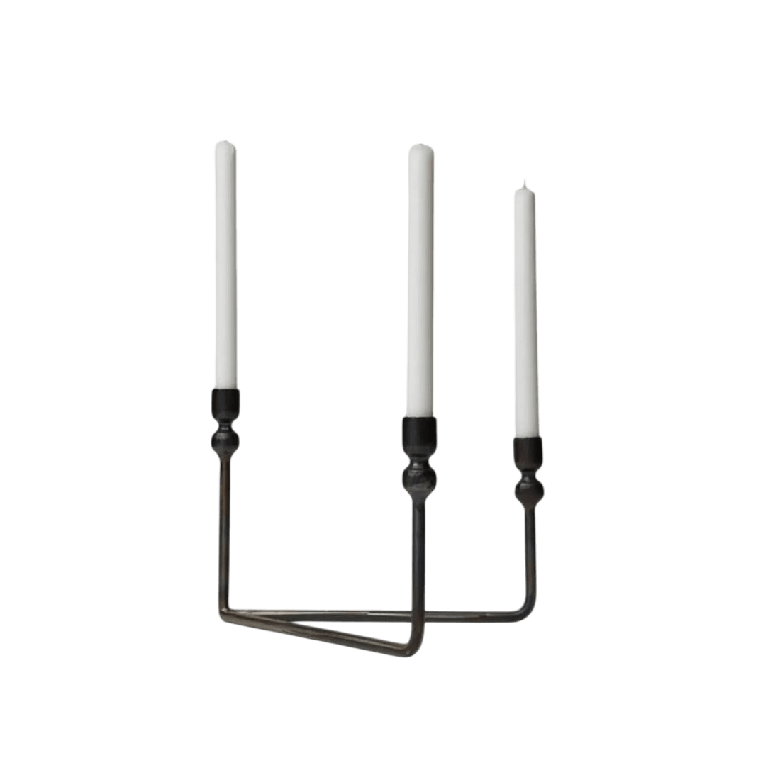 IRON LOOP CANDLE HOLDER (BLACK) NWO;IERJG